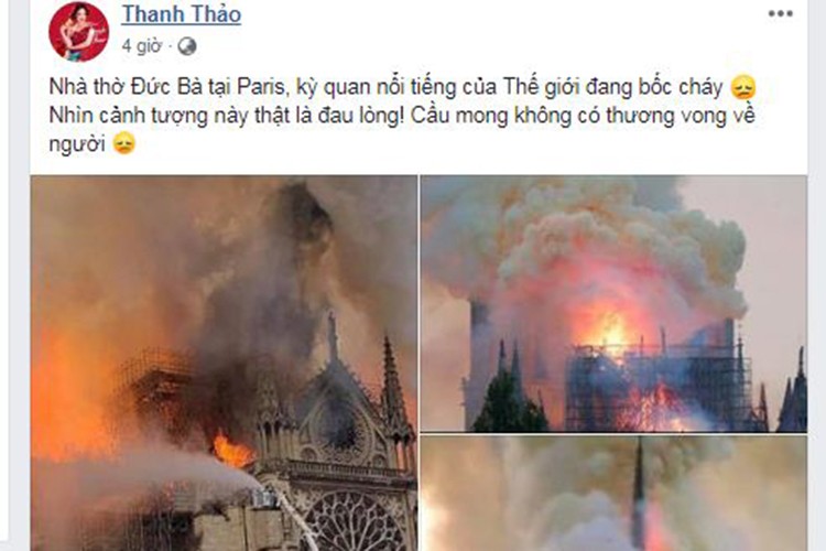 Vu chay Nha tho Duc Ba Paris: Sao Viet dau xot, cau nguyen-Hinh-5