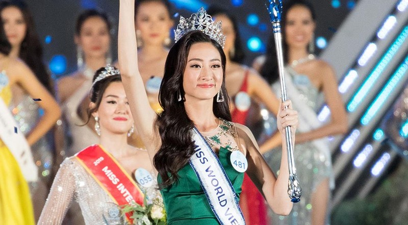 Luong Thuy Linh dang quang Miss World Viet Nam 2019