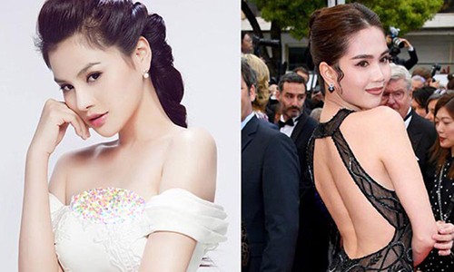 Ngoc Trinh dap tra khi Vu Thu Phuong khoi lai scandal tai Cannes