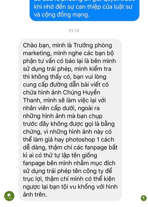 Bi xai chua anh, Chung Huyen Thanh doi 20 trieu, nhan hang phan ung soc-Hinh-4