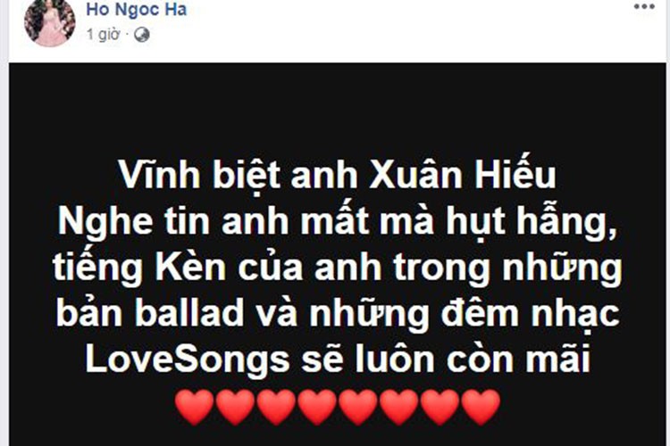 Ha Ho va loat sao Viet tiec thuong NS Xuan Hieu qua doi vi ung thu-Hinh-2