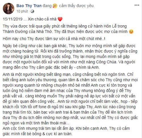 Vua xong le cuoi, Bao Thy khoe duoc chong cung chieu nhu cong chua-Hinh-2