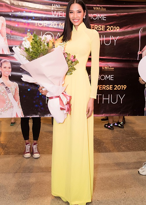 Hoang Thuy dep diu dang tro ve nuoc sau thanh tich Top 20 Miss Universe-Hinh-5