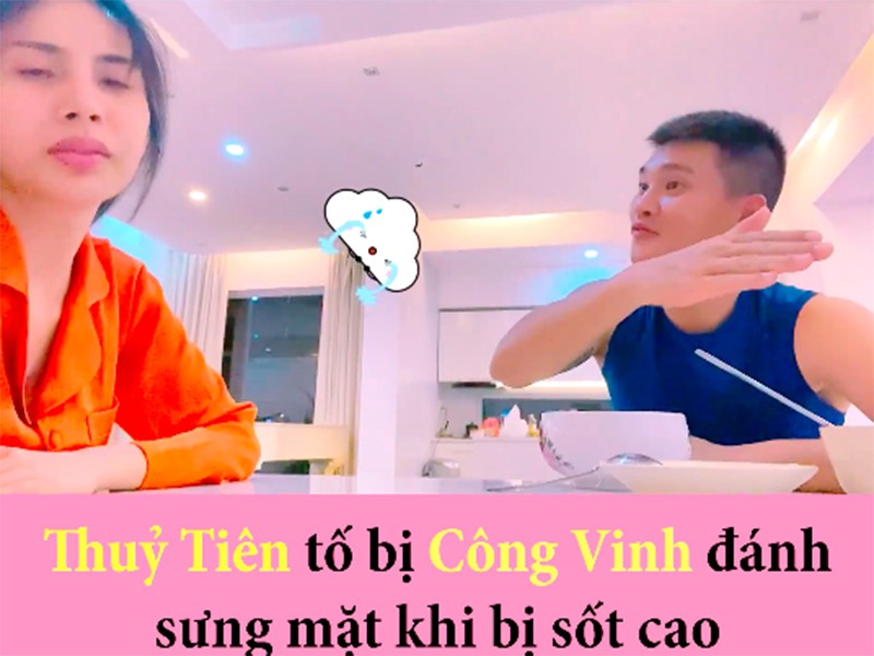 Cong Vinh - Thuy Tien: Cap vo chong troll nhau ba dao nhat showbiz Viet-Hinh-4