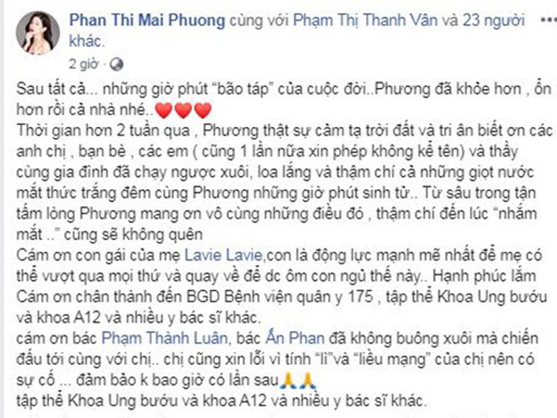 Hanh trinh chong choi ung thu cua dien vien Mai Phuong truoc khi qua doi-Hinh-9