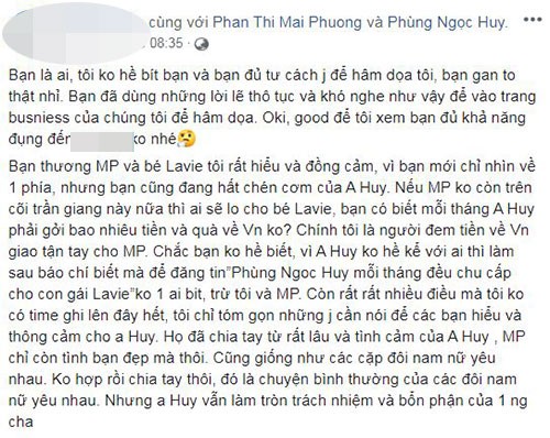 Phung Ngoc Huy luon chu cap cho con, mat viec vi bi antifan chui-Hinh-2