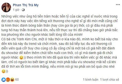 Bi Tra My che het thoi, co y PR, Trinh Kim Chi noi gi?-Hinh-2