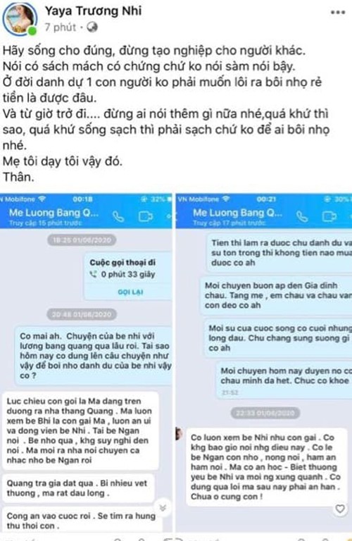 Yaya Truong Nhi noi gi khi Luong Bang Quang - Ngan 98 bi chan danh?-Hinh-2