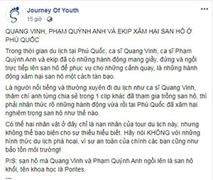 Quang Vinh - Pham Quynh Anh bi chi trich “pha hoai” san ho Phu Quoc-Hinh-7