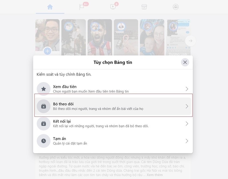 Huong dan cach bo theo doi nguoi la, fanpage tren Facebook-Hinh-3
