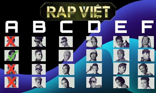 Rap Viet bong dung lo ket qua 8 thi sinh vao vong Chung ket?