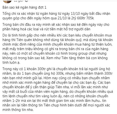 Thuy Tien tra lai 300 trieu cho nguoi ung ho nham-Hinh-3