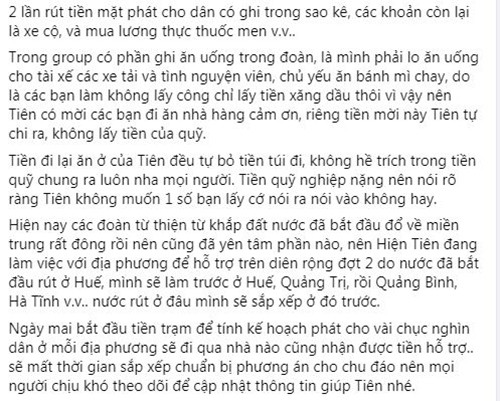 Thuy Tien tra lai 300 trieu cho nguoi ung ho nham-Hinh-4