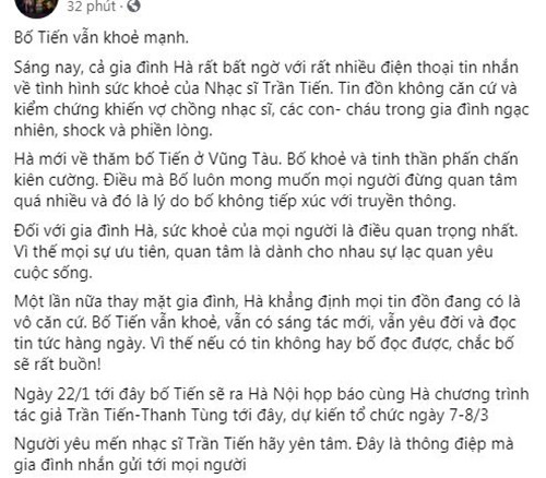 Diva Ha Tran dinh chinh: 