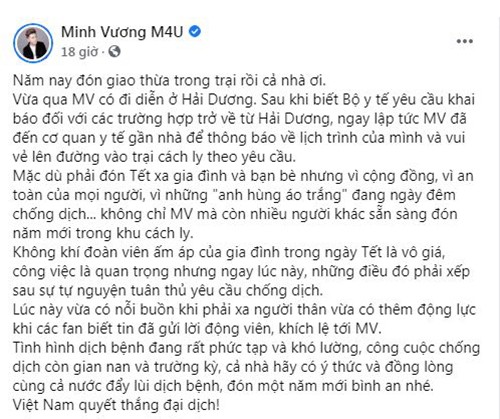 Minh Vuong bi nghi di dien ngay 30/1 du tung hat o Hai Duong-Hinh-3