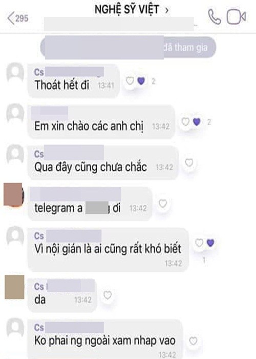 Phuong Thanh len tieng khi bi don co trong nhom chat “Nghe si Viet”