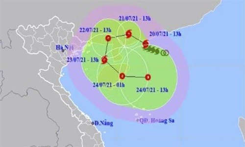 Bao so 3 lien tuc doi huong, suy yeu roi manh lai thanh bao