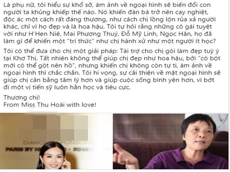 Tien si Doan Huong nang loi voi hoa hau, Thu Hoai dap tra gat-Hinh-5