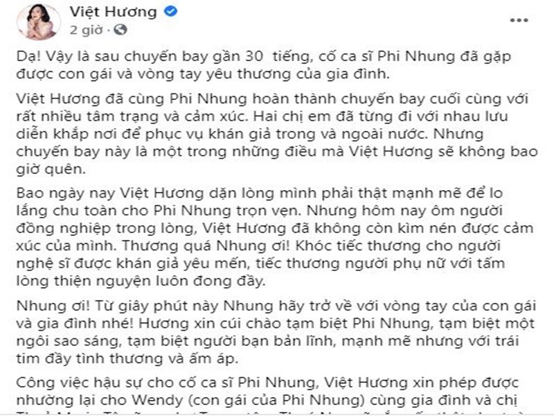 Viet Huong tam su 30 gio bay dua tro cot Phi Nhung ve My-Hinh-2