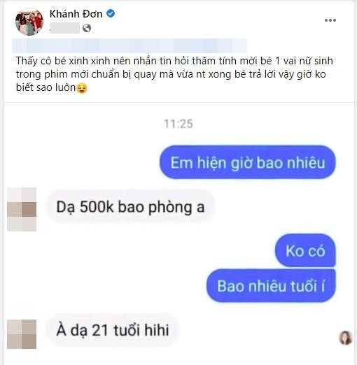 Khanh Don duoc gai la nga gia '500k bao phong', vo noi gi?