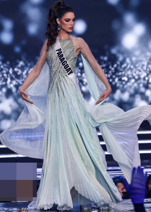 Kim Duyen va dan thi sinh dien vay da hoi thi ban ket Miss Universe-Hinh-6