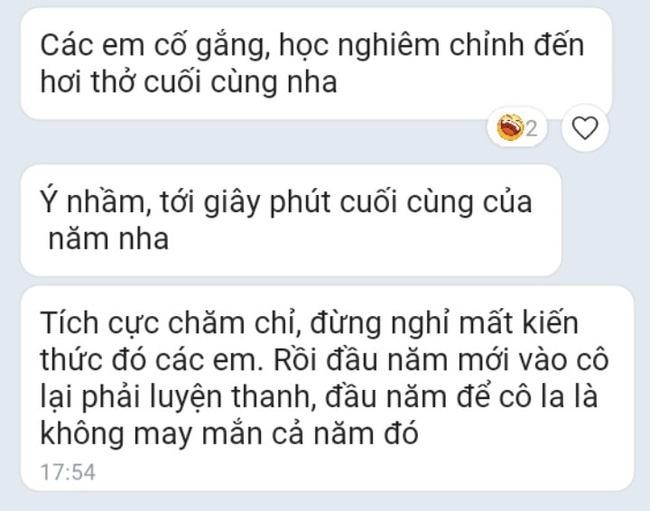 Co giao nhac hoc sinh nghi Tet, viet sai 1 tu ma ca lop... hot hoang