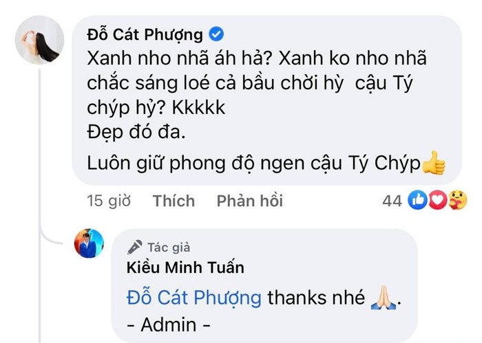 Cat Phuong lo cach xung ho dac biet voi Kieu Minh Tuan nhung 'nguoi cu' lam ngo?-Hinh-4