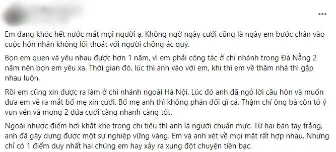 Ngay cuoi lo lam mat 2 chi vang, chong danh vo tui bui duoi ve me