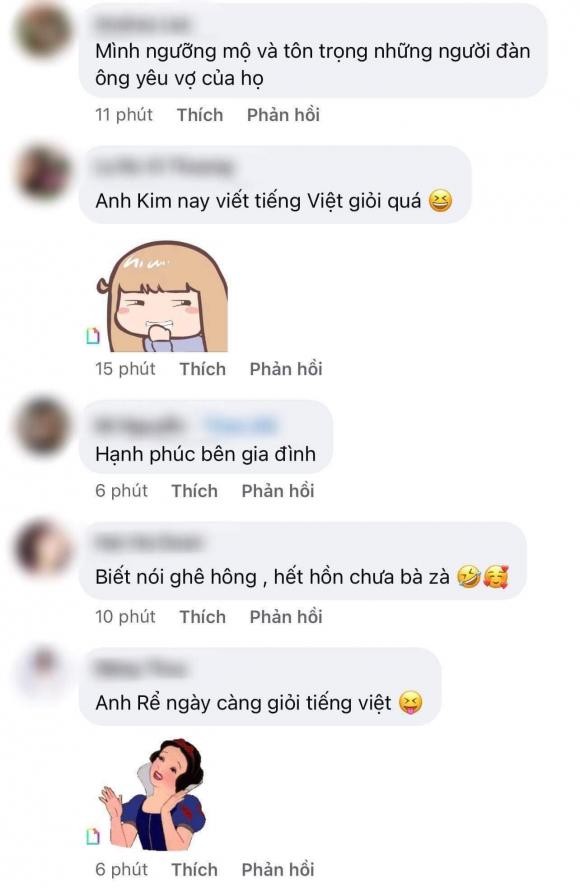 Kim Ly dung tieng Viet khen vo, Ha Ho voi chung minh khong viet-Hinh-2