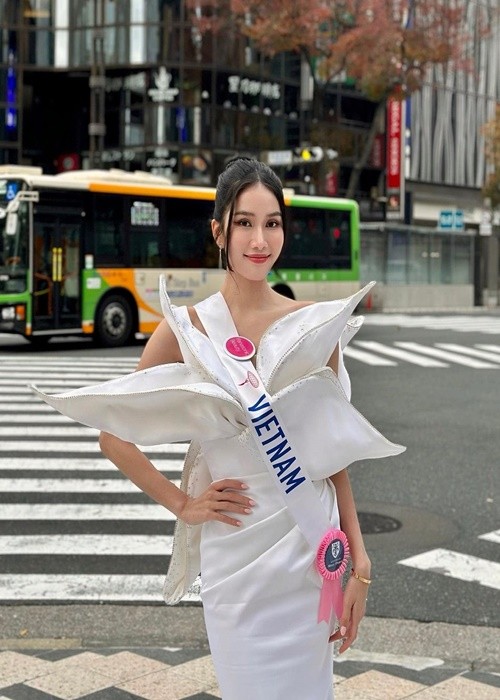 A hau Phuong Anh nhan tin vui dau tien o Miss International 2022-Hinh-4