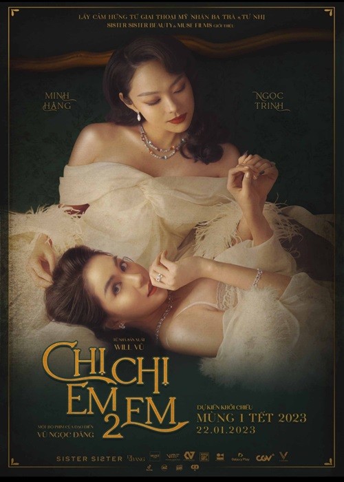 Duong tinh cua Ngoc Trinh - Minh Hang dong “Chi chi em em 2”