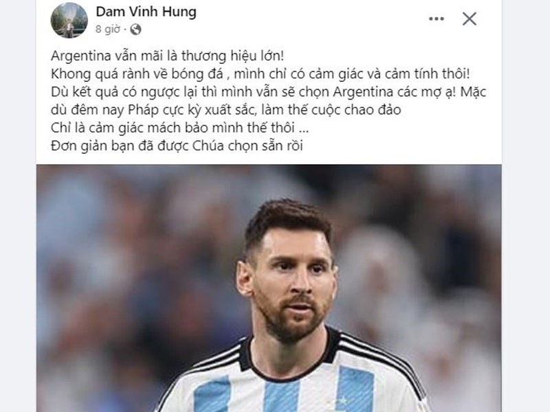 My Tam - Thuy Tien an mung khi Argentina vo dich World Cup 2022-Hinh-4