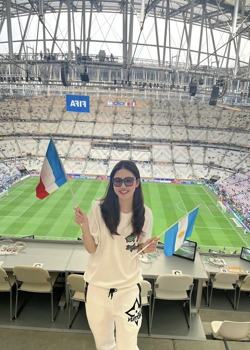 My Tam - Thuy Tien an mung khi Argentina vo dich World Cup 2022-Hinh-8