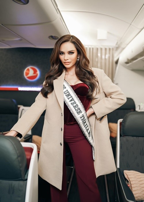 Ngoc Chau va dan doi thu len duong thi Miss Universe 2022-Hinh-4