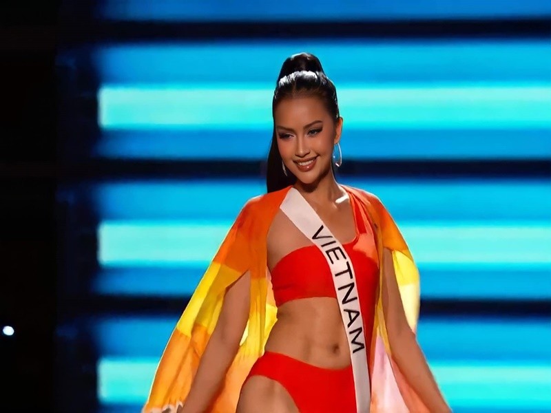 Ngoc Chau toa sang trong ban ket Miss Universe 2022-Hinh-2