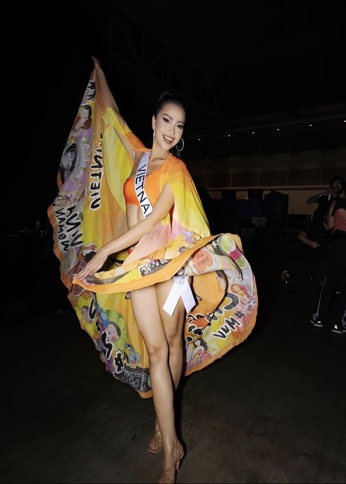 Ngoc Chau toa sang trong ban ket Miss Universe 2022-Hinh-6