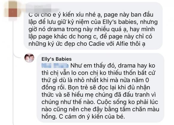 Elly Tran dap gi khi duoc khuyen khong bay drama tren page hai con?-Hinh-3