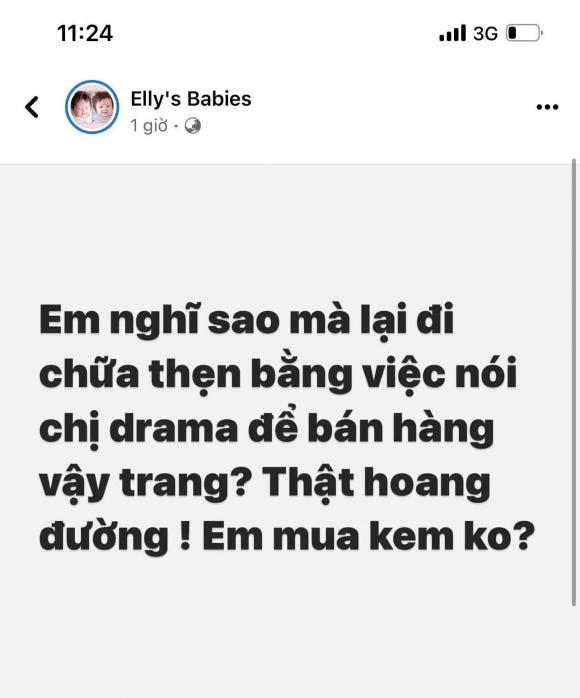 Elly Tran dap gi khi duoc khuyen khong bay drama tren page hai con?