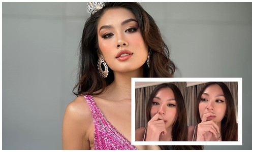 Thao Nhi Le bat khoc khi chinh thuc mat suat thi Miss Universe