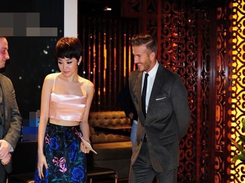 Angelababy va loat sao gay sot khi chung khung hinh voi David Beckham-Hinh-9