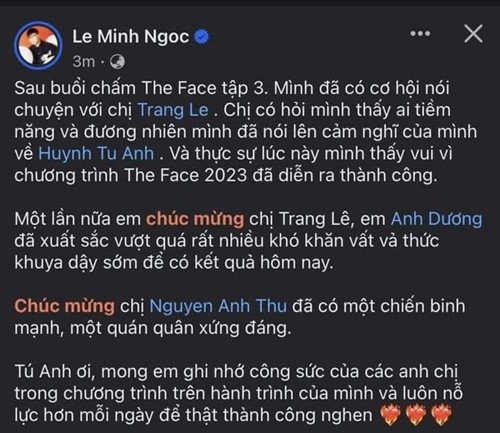 The Face Vietnam 2023 bi nghi lo ket qua, nguoi trong cuoc noi gi?