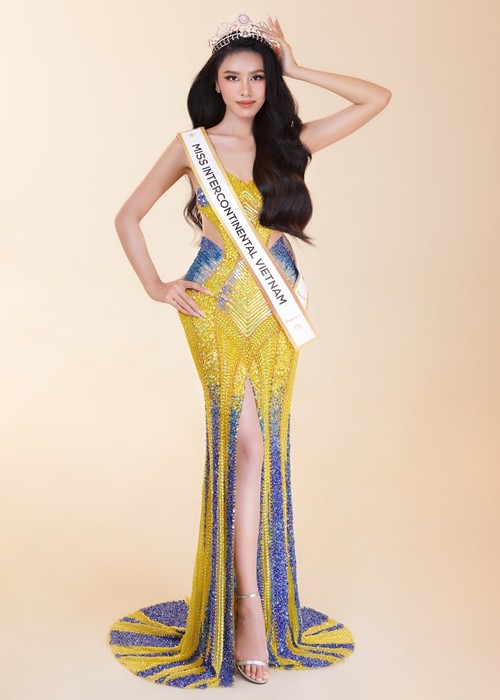 Nhan sac A hau Ngoc Hang thi Miss Intercontinental 2023