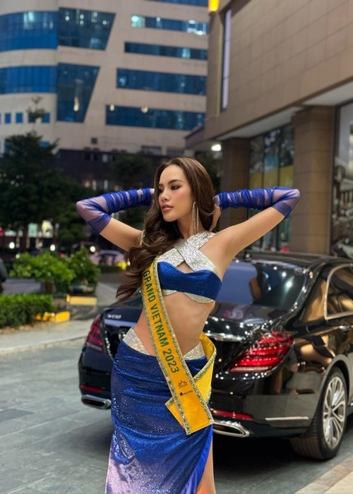Le Hoang Phuong khoe body “cuc chay” o Miss Grand International 2023-Hinh-2