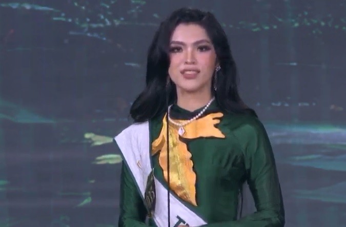 Do Thi Lan Anh dang quang Miss Earth Vietnam 2023-Hinh-2
