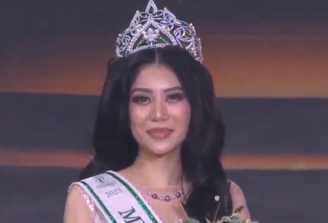 Do Thi Lan Anh dang quang Miss Earth Vietnam 2023-Hinh-2
