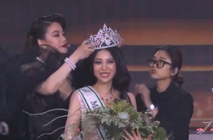Do Thi Lan Anh dang quang Miss Earth Vietnam 2023-Hinh-3