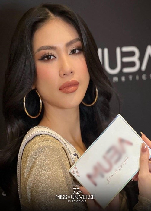 Di thi Miss Universe 2023 giua lum xum, Bui Quynh Hoa hien the nao?-Hinh-3