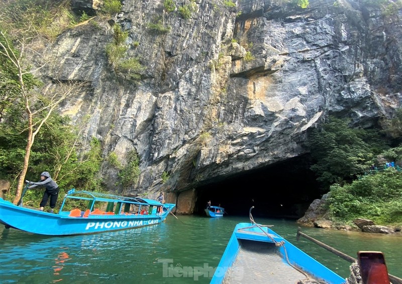 Thuyen noi duoi cho khach du xuan ngam dong Phong Nha-Hinh-6