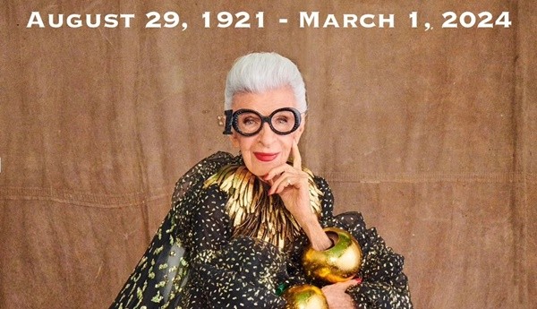 Tiec thuong bieu tuong thoi trang the gioi Iris Apfel qua doi o tuoi 102