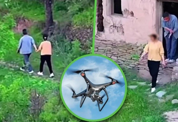 Chồng dùng flycam bắt quả tang vợ ngoại tình